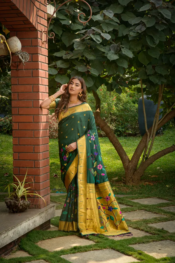 Green_Pure_Silk_Paithani_Saree