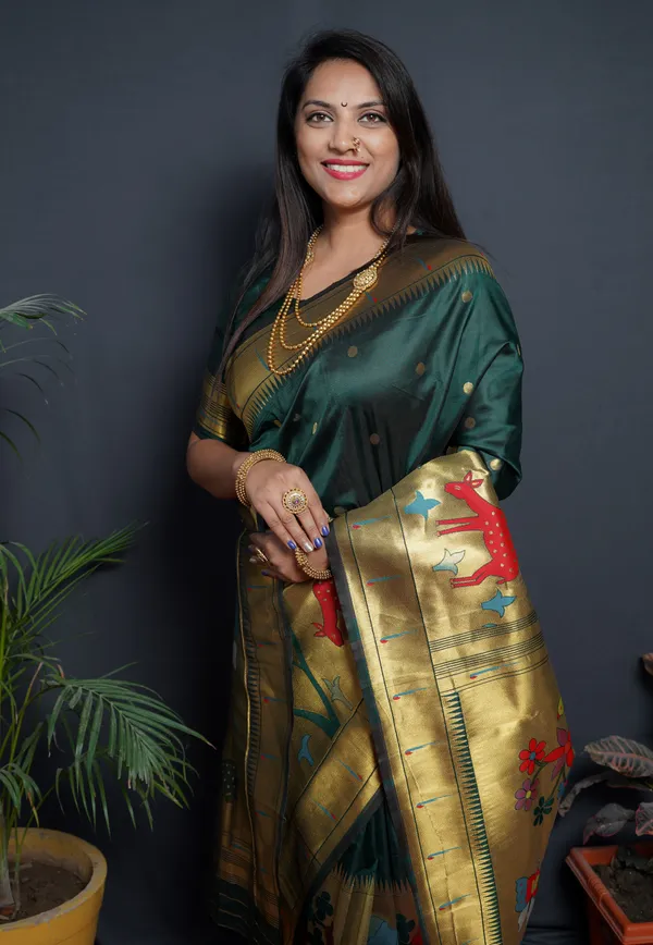 Green_Pure_Silk_Paithani_Saree