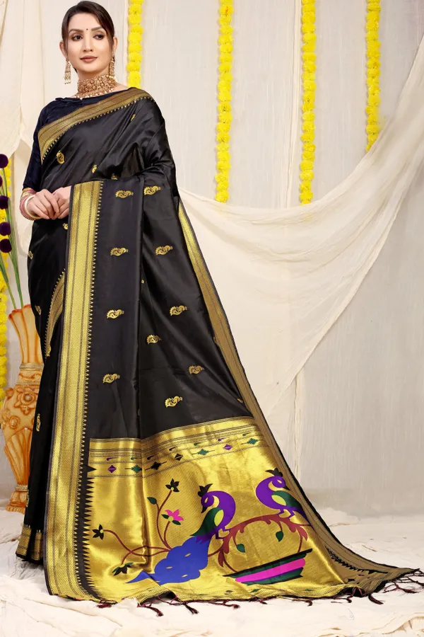 Black_Pure_Silk_Paithani_Saree
