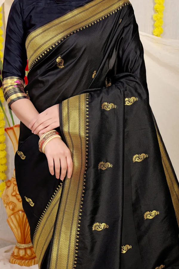 Black_Pure_Silk_Paithani_Saree