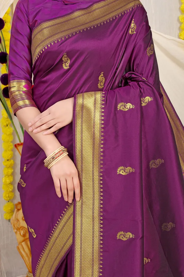 Magenta_Pure_Silk_Paithani_Saree