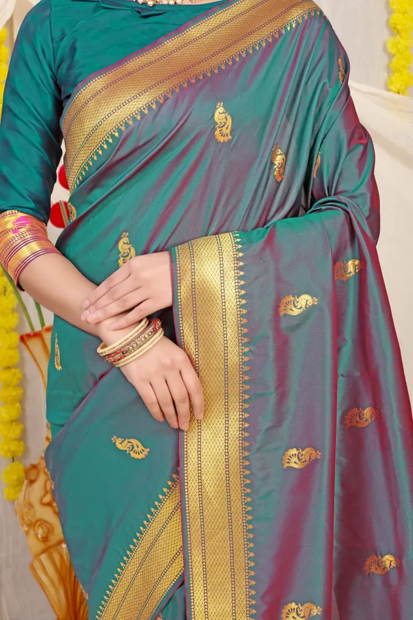 Green_Pure_Silk_Paithani_Saree