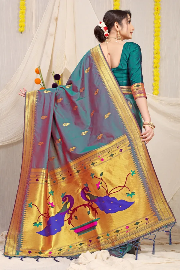 Green_Pure_Silk_Paithani_Saree