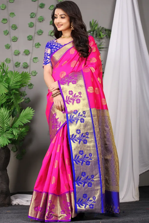 Pink_Zari_Work_Patola_Silk_Saree