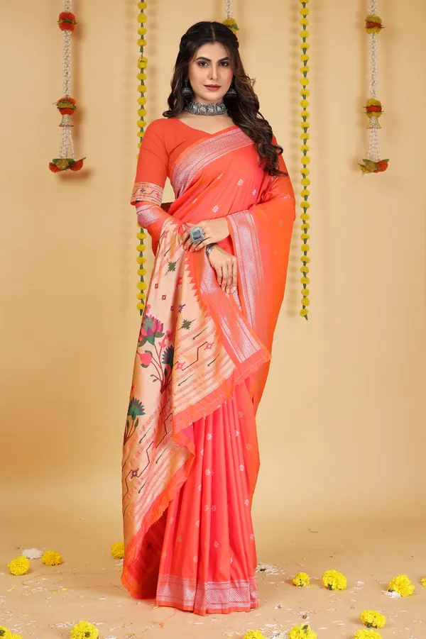 Mustard_Pure_Silk_Paithani_Saree