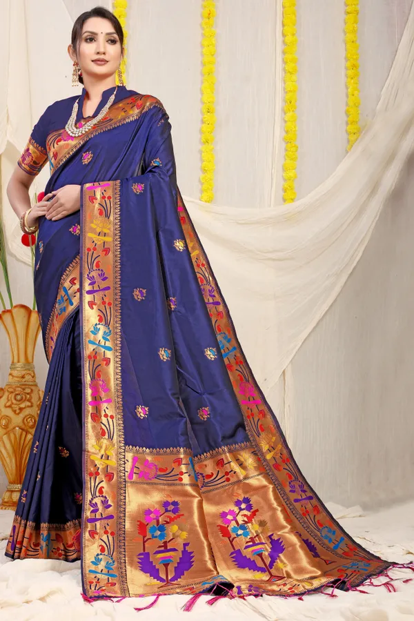 Navy_Blue_Pure_Silk_Paithani_Saree