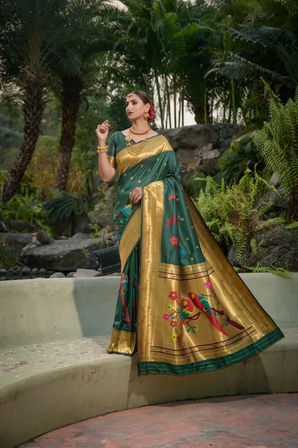 Green_Pure_Silk_Paithani_Saree