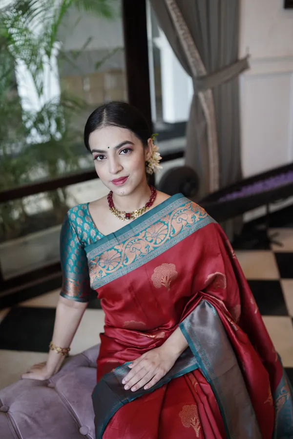 Maroon_Kanjivaram_Silk__Saree