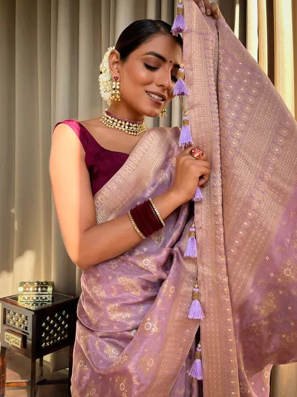 Purple_Pure_Banarasi_Saree