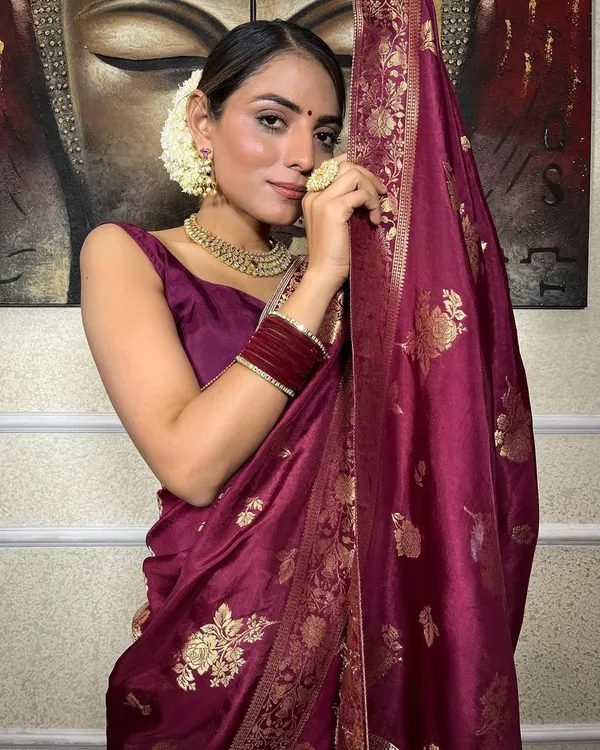 Purple_Pure_Banarasi_Saree