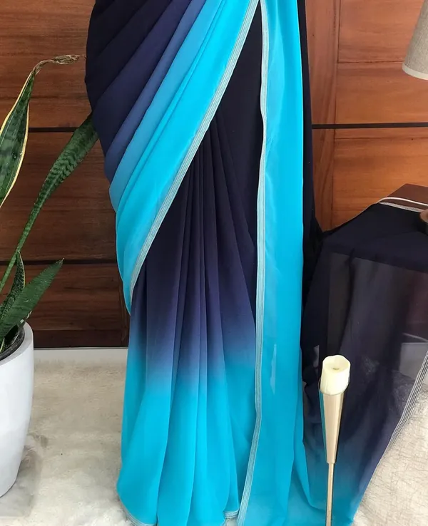 BLUE_SOFT_SMOOTH_GEORGETTEE_SAREE_WITH_EMBROIDERED_LACE