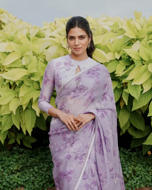 Amaya_Lilac_Floral_Printed_Organza_Saree