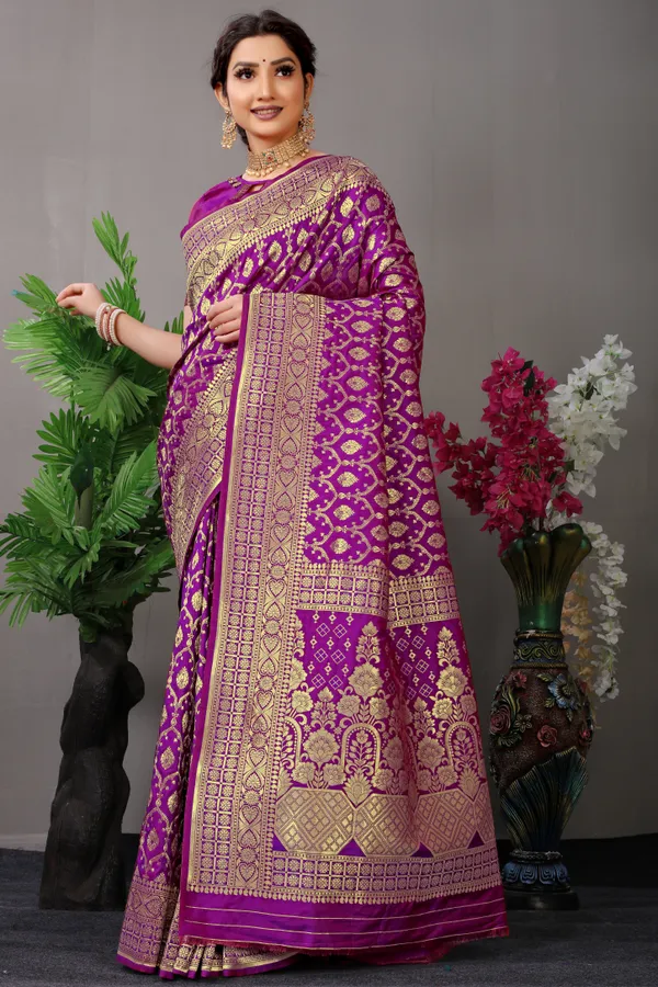 Purple_Zari_Work_Patola_Silk_Saree