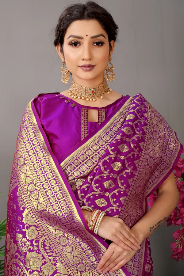 Purple_Zari_Work_Patola_Silk_Saree