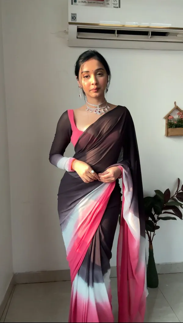 Pink_1-Minute_Ready_To_Wear_Georgette_Saree