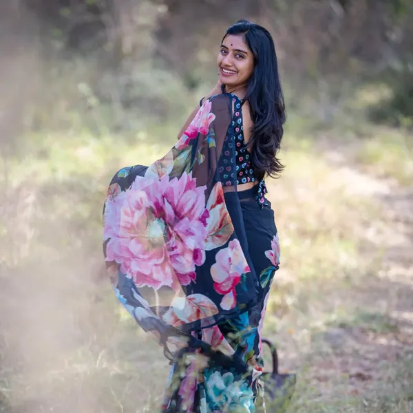 Black_1-Minute_Ready_To_Wear_Georgette_Saree