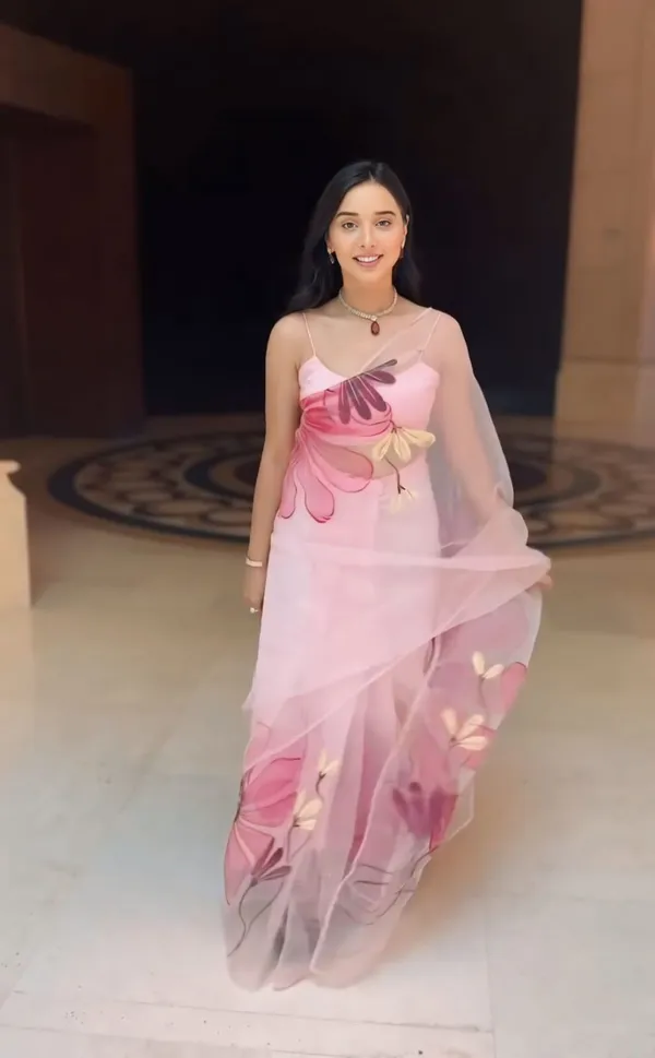 Pink_1-Minute_Ready_To_Wear_Organza_Saree