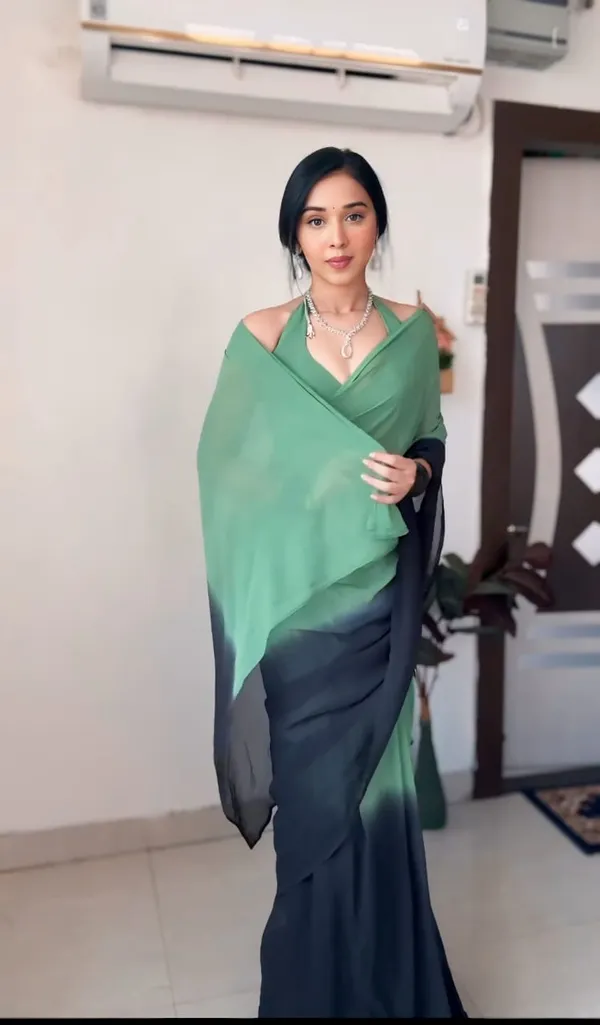 Green_1-Minute_Ready_To_Wear_Georgette_Saree