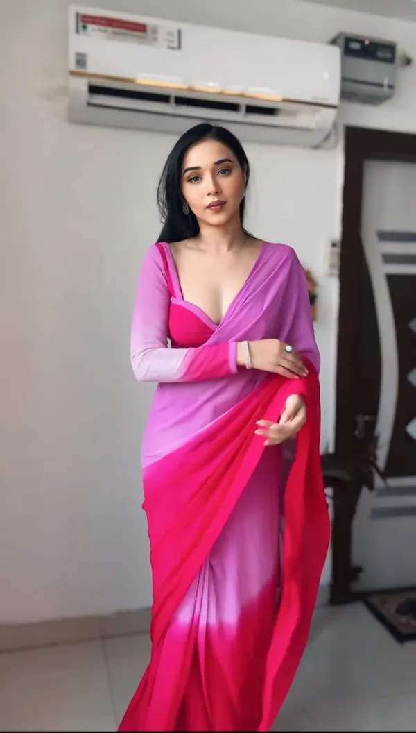 Pink_1-Minute_Ready_To_Wear_Georgette_Saree