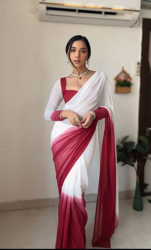 Multicolor_1-Minute_Ready_To_Wear_Georgette_Saree