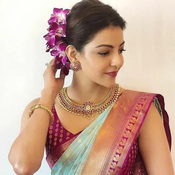 Blue_Embellished_Banarasi_Jacquard_Saree