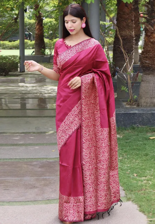 Pink_Pure_Banarasi_Saree