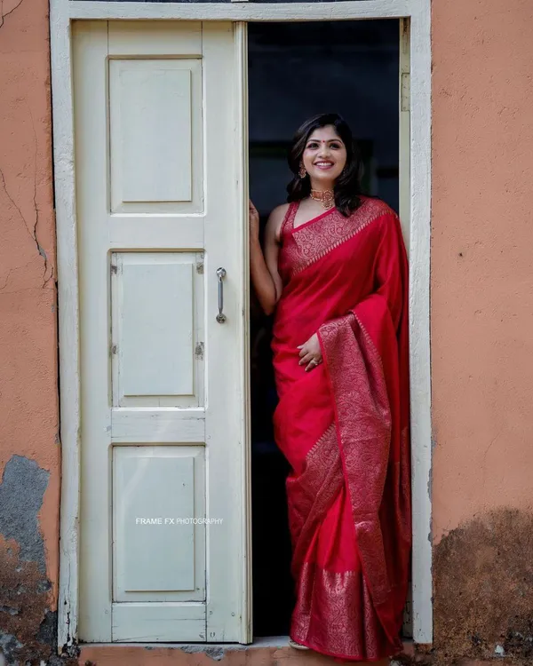 Red_Pure_Banarasi_Saree