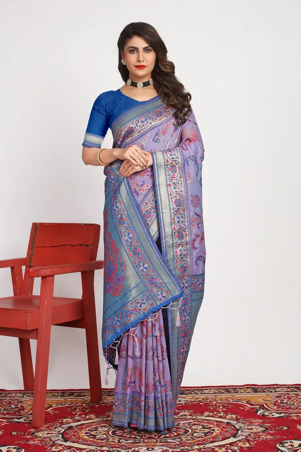 Purple_Zari_Work_Patola_Silk_Saree