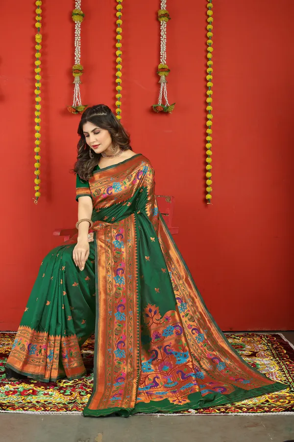 Green_Pure_Silk_Paithani_Saree