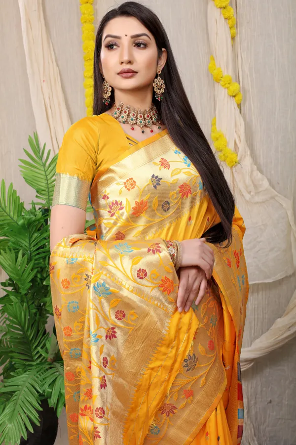 Yellow_Zari_Work_Patola_Silk_Saree