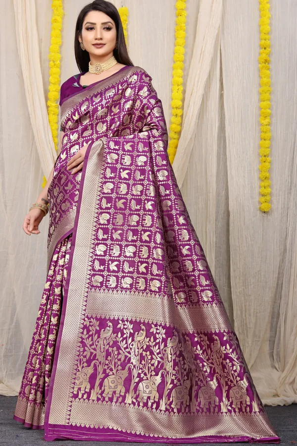 Purple_Zari_Work_Patola_Silk_Saree