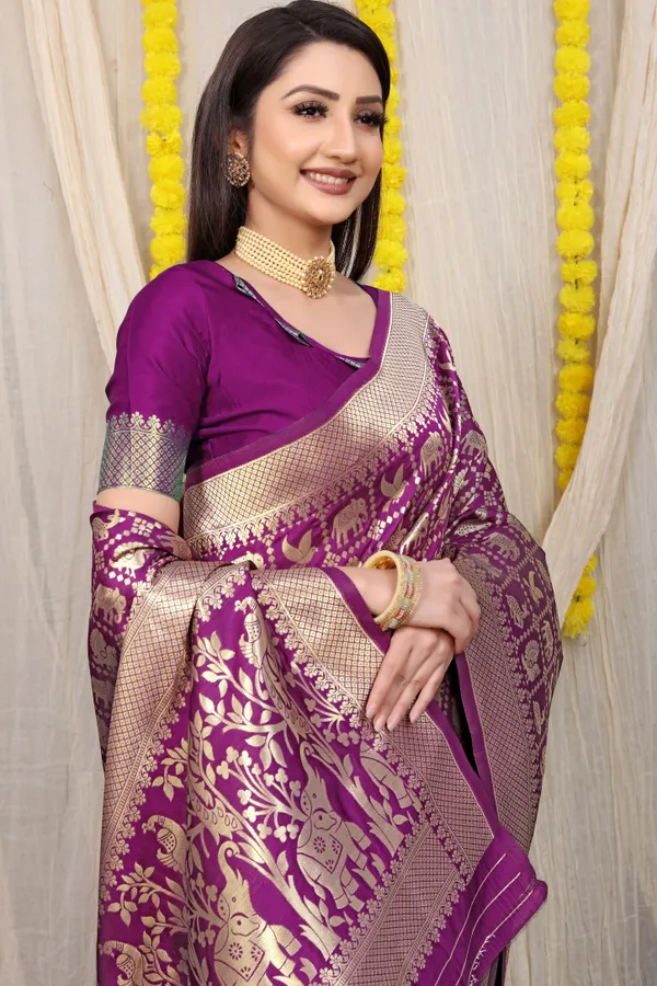 Purple_Zari_Work_Patola_Silk_Saree