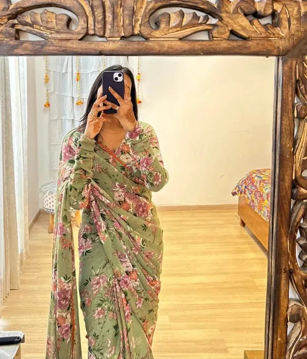 Green_Ready_To_Wear_Trendy_Soft_Georgette_Saree