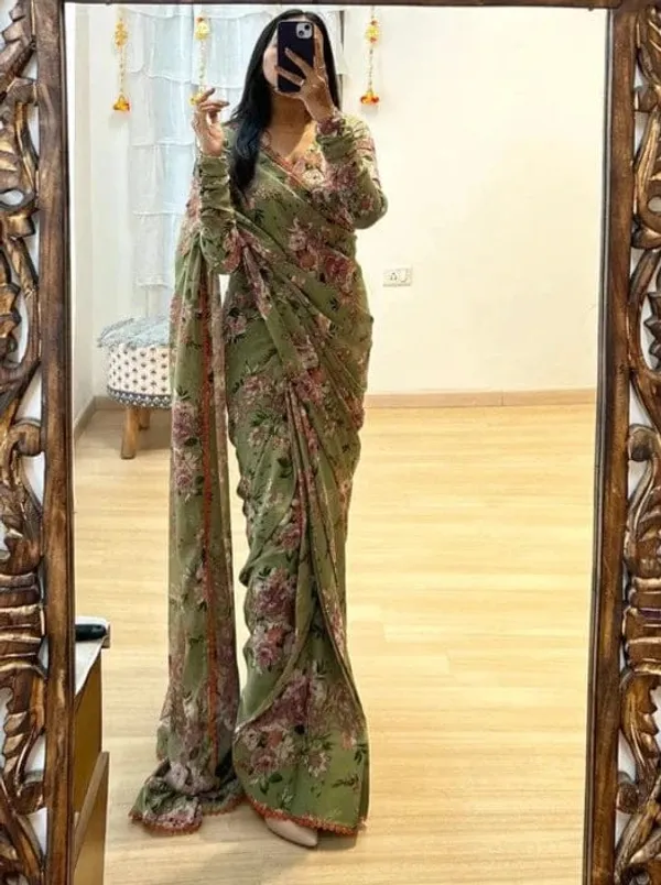 Green_Ready_To_Wear_Trendy_Soft_Georgette_Saree