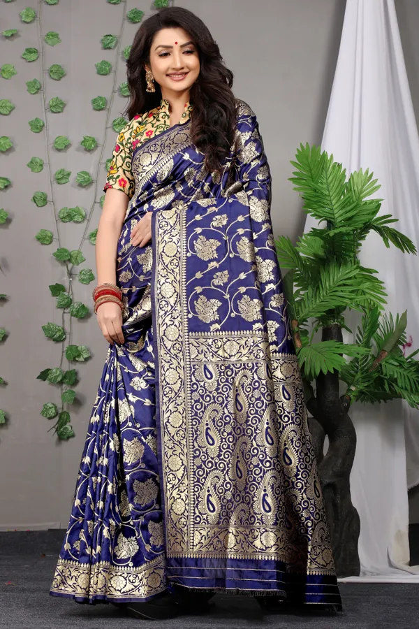 Navy_Blue_Zari_Work_Patola_Silk_Saree