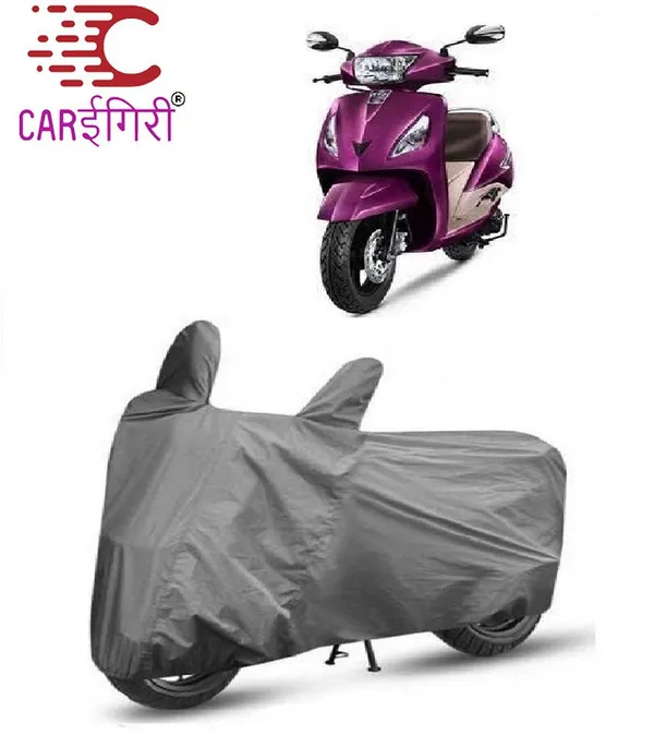 Carigiri TVS Jupiter 125 Grey Two Wheeler Cover Price in India Buy Carigiri TVS Jupiter 125 Grey Two Wheeler Cover online at undefined