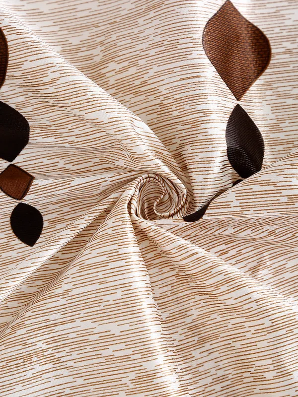2_Pieces_Wave_Panel_Eyelet_Polyester_Curtains_-Brown
