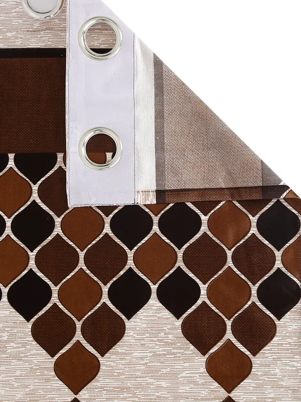 2_Pieces_Wave_Panel_Eyelet_Polyester_Curtains_-Brown