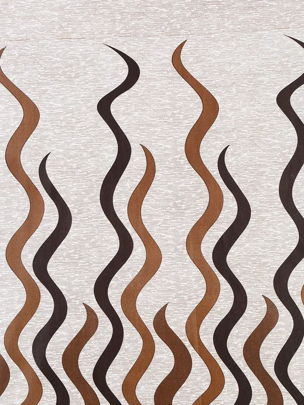 2_Pieces_Wave_Panel_Eyelet_Polyester_Curtains_-Brown