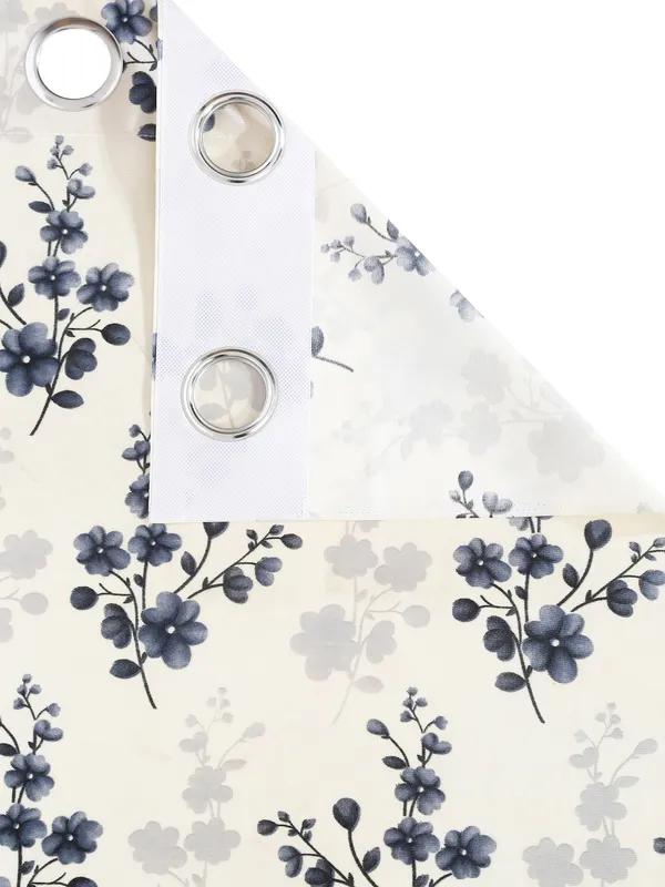 Home_Sizzler_2_Pieces_Bloom_Burst_Eyelet_Polyester_Window_Curtains_-_5_Feet,_Grey