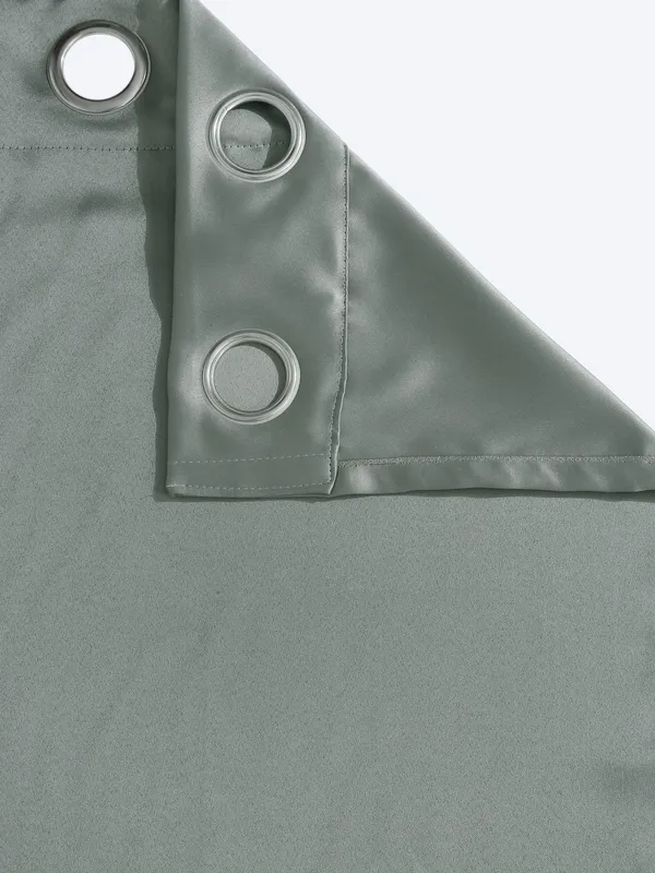 1_Piece_Solid_Blackout_Eyelet_Polyester_Curtains_-_Grey