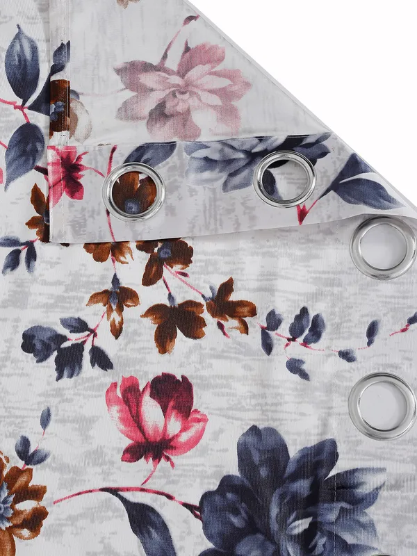 2_Piece_Windflower_Eyelet_Polyester_Curtains_-_Grey