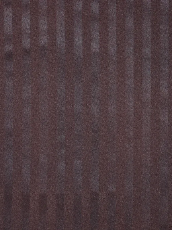 _300TC_Microfibre_Brown_Satin_Striped_Elastic_Fitted_Double_Bedsheet_with_2_King_Size_Pillow_Covers,_Fit_for_Mattress:_72"X75"_&_72"X78"
