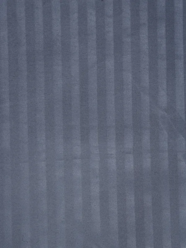 _300TC_Microfibre_Grey_Satin_Striped_Elastic_Fitted_Double_Bedsheet_with_2_King_Size_Pillow_Covers,_Fit_for_Mattress:_72"X75"_&_72"X78"
