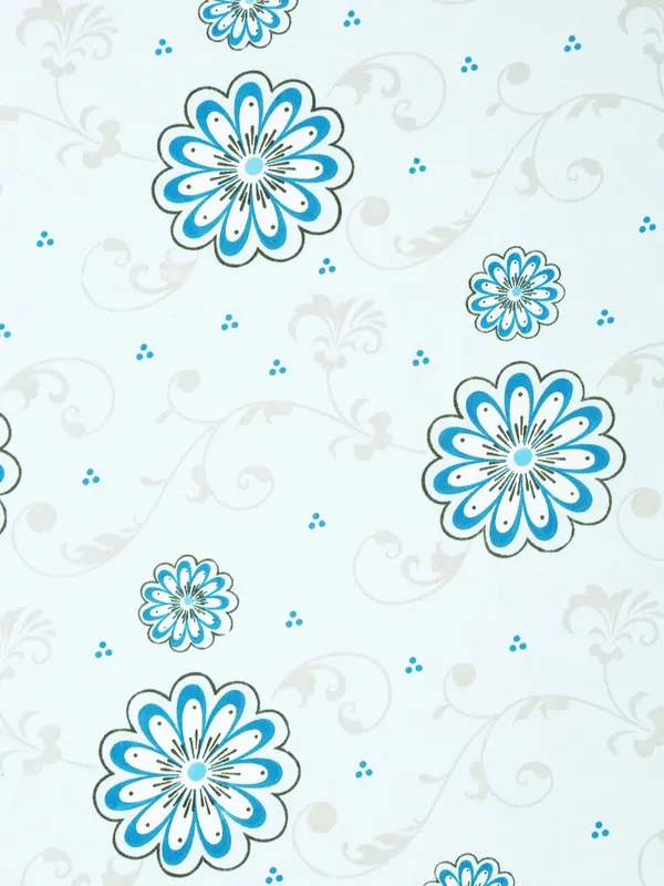 _144TC_Daisy_Dreams_Floral_Elastic_Fitted_Double_Bedsheet_with_2_King_Size_Pillow_Covers,_Fit_for_Mattress:_72"X75"_&_72"X78"