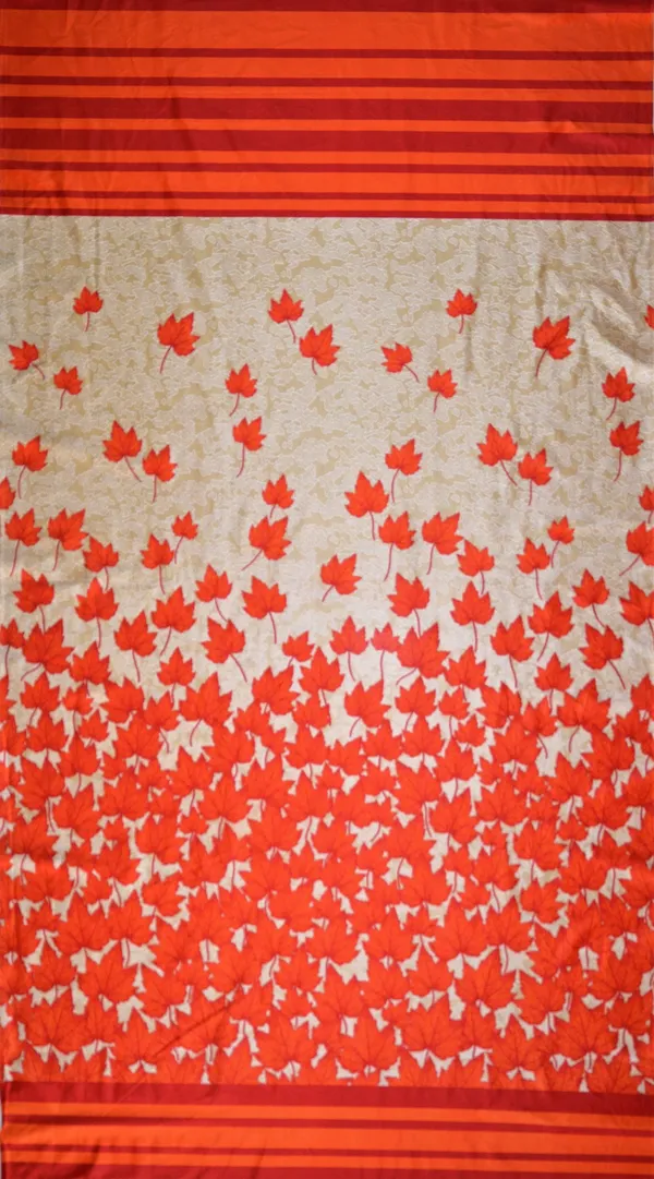 2_Piece_Mapple_Leaf_Eyelet_Polyester_Curtains_-_Rust
