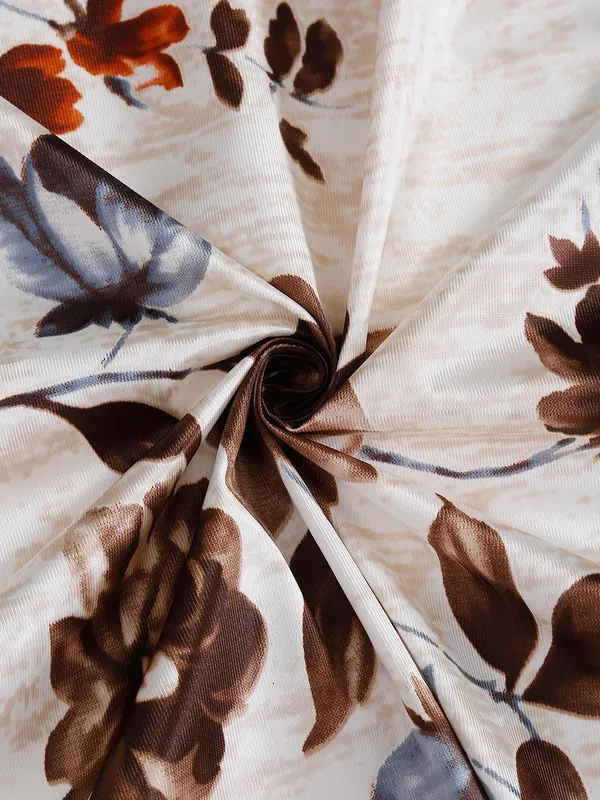 2_Piece_Windflower_Eyelet_Polyester_Curtains_-_Brown