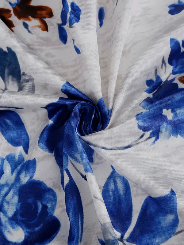 2_Piece_Windflower_Eyelet_Polyester_Curtains_-_Blue