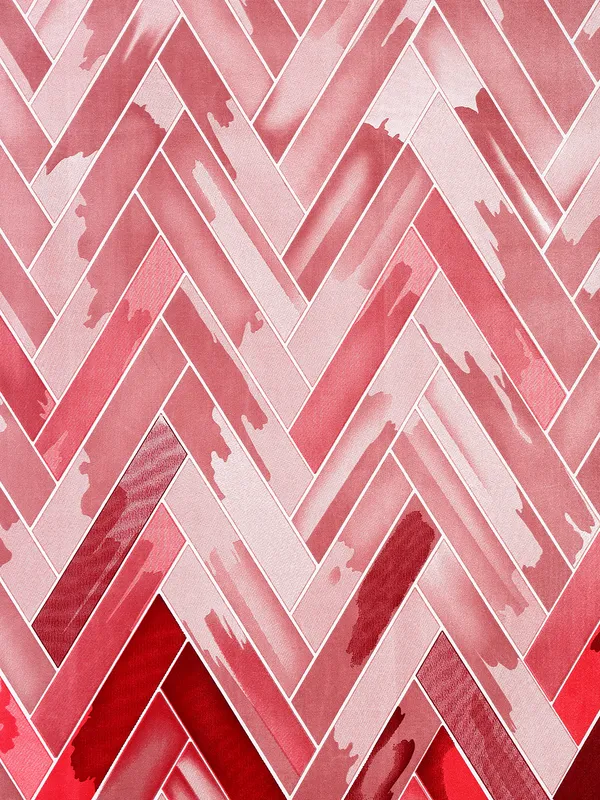 2_Pieces_Geometrical_Panel_Eyelet_Polyester_Curtains_-_Maroon