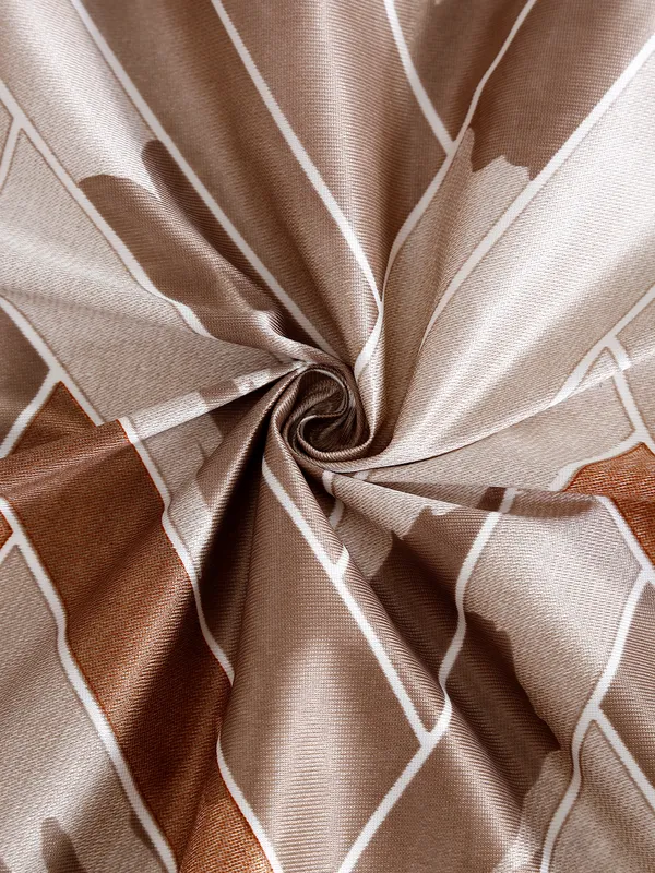 2_Pieces_Geometrical_Panel_Eyelet_Polyester_Curtains_-_Brown